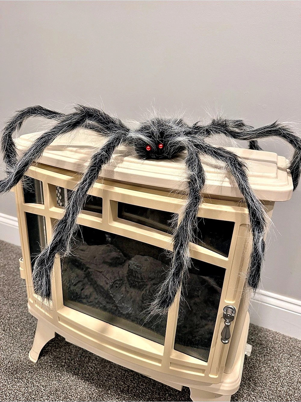 Black Spider Halloween Decor Like New